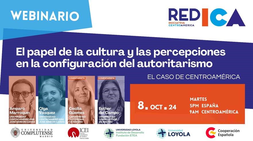 Webinario El papel de la cultura y las percepciones en la configuración ...