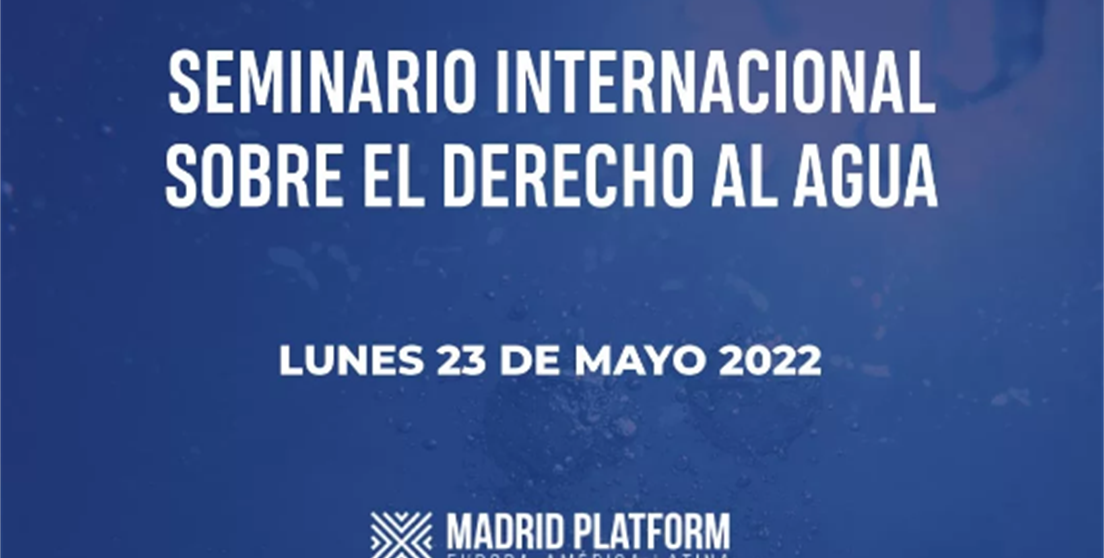 Seminario Internacional sobre el derecho al agua