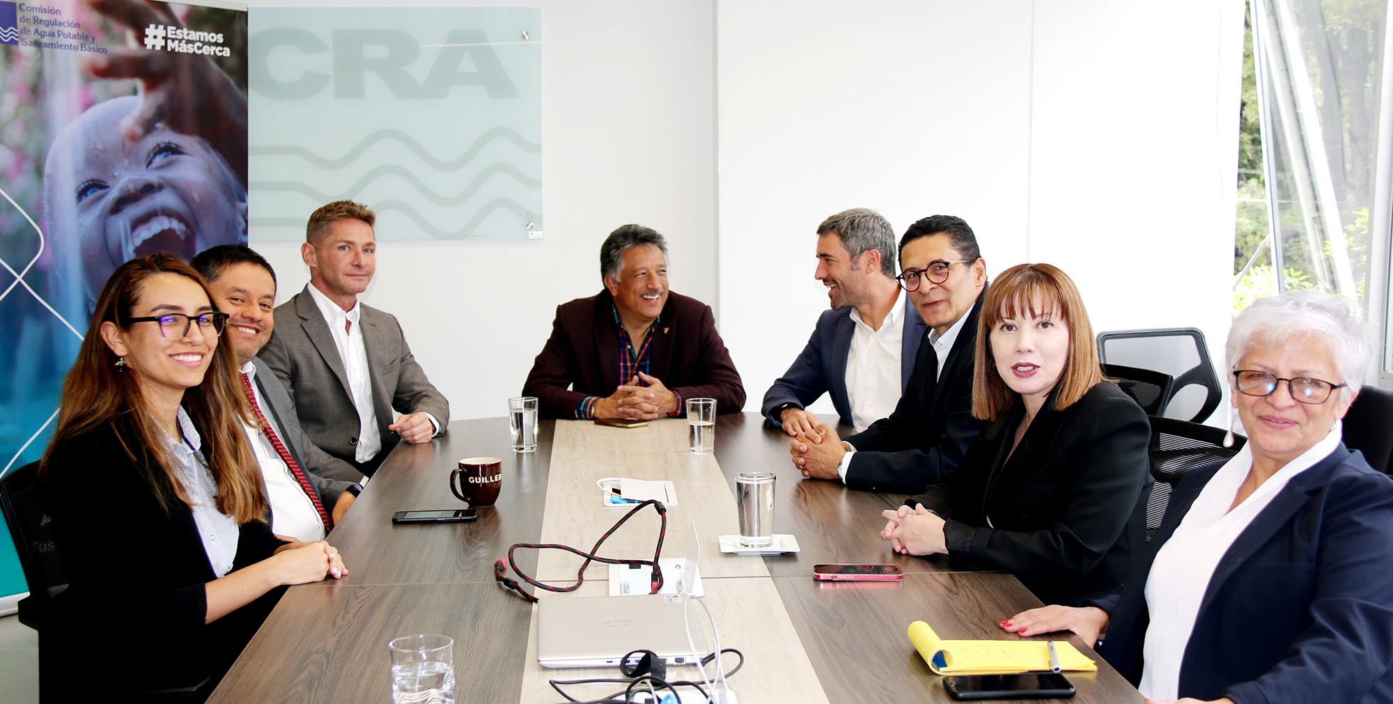 Representantes de AECID y de FCAS